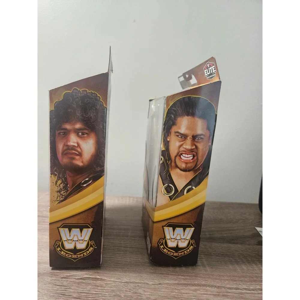 Mattel WWE Legends Series 18 Elite Collection Samu and Fatu Headshrinkers Set